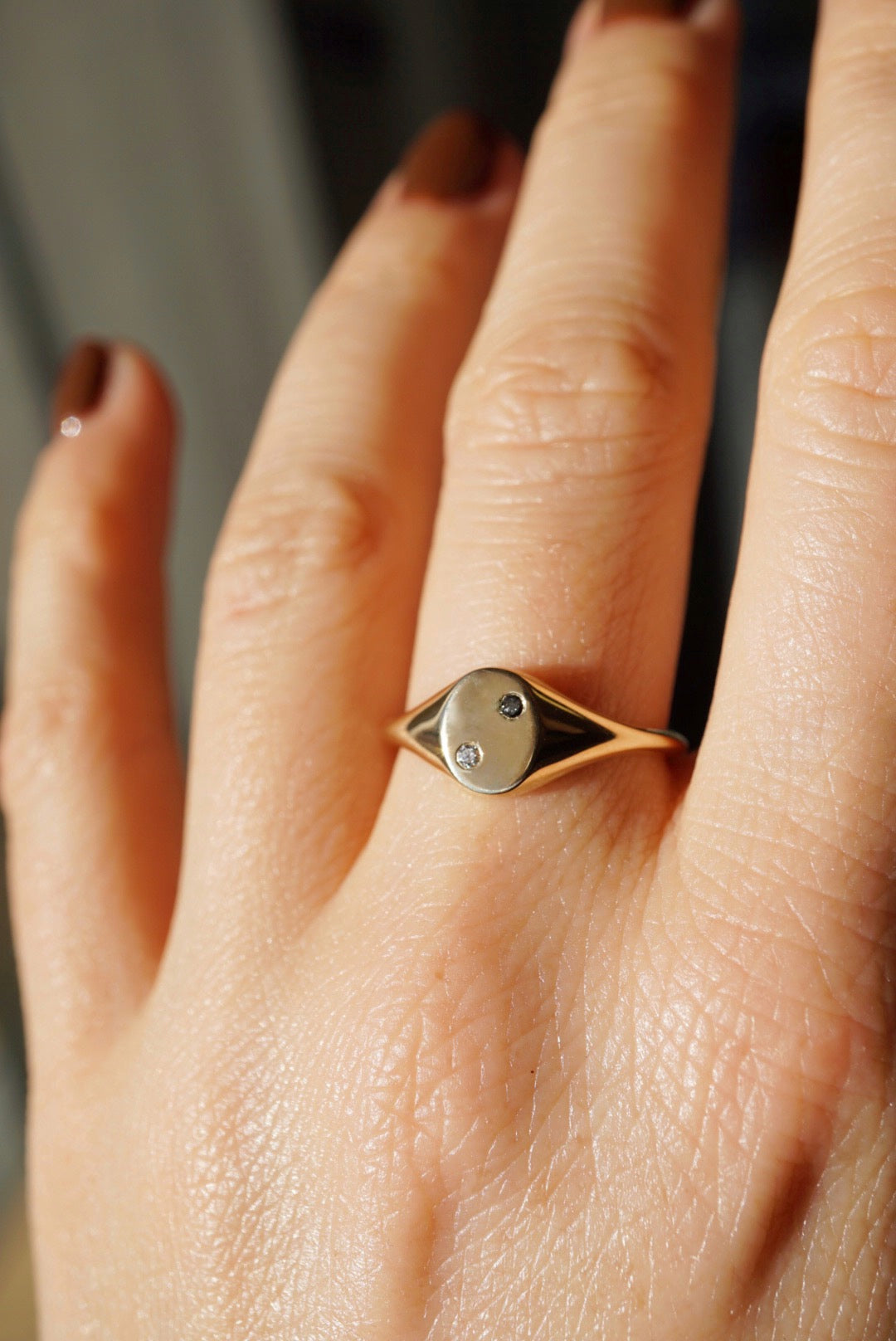 Archive Yin Yang Signet Ring - Foe & Dear
