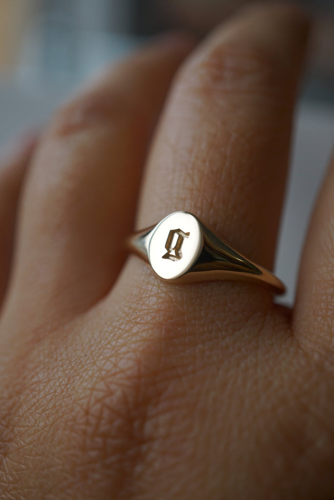 Initial Signet Ring *made-to-order - Foe & Dear